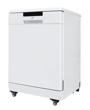 SPT - SD-6513W: Energy Star 24″ Portable Stainless Steel Dishwasher – White
