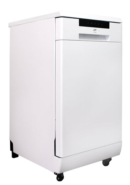 SPT - SD-9263W: 18″ Energy Star Portable Dishwasher – White