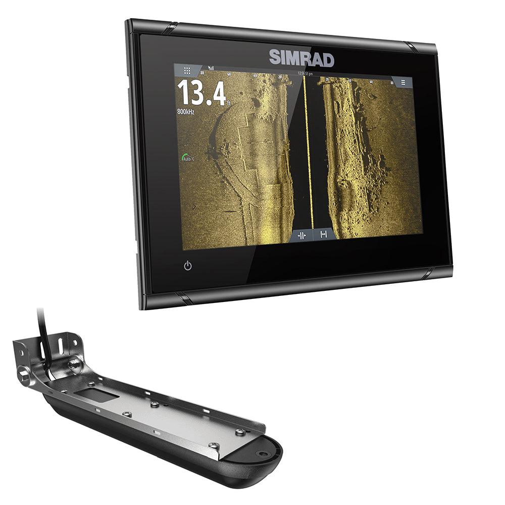 Simrad GO7 XSR 7" Chartplotter and Radar Display, with Active Imaging 3-in-1 Transducer - C-MAP Discover microSD