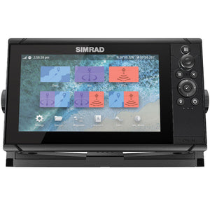 Simrad Cruise 9 Chartplotter/Fishfinder, with 83/200 Transom Mount Transducer - US Coastal Charts