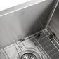 ZLINE Anton 33 in. Undermount Double Bowl Stainless Steel Kitchen Sink with Bottom Grid (SR50D-33)