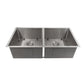 ZLINE Anton 36 in. Undermount Double Bowl Stainless Steel Kitchen Sink with Bottom Grid (SR50D-36)