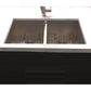 ZLINE Anton 36 in. Undermount Double Bowl Scratch Resistant Stainless Steel Kitchen Sink with Bottom Grid (SR50D-36S)