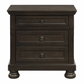 Begonia Grayish Brown Nightstand