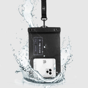 Pelican Marine Waterproof Floating Pouch XL (Stealth Black) - Phone Pouch