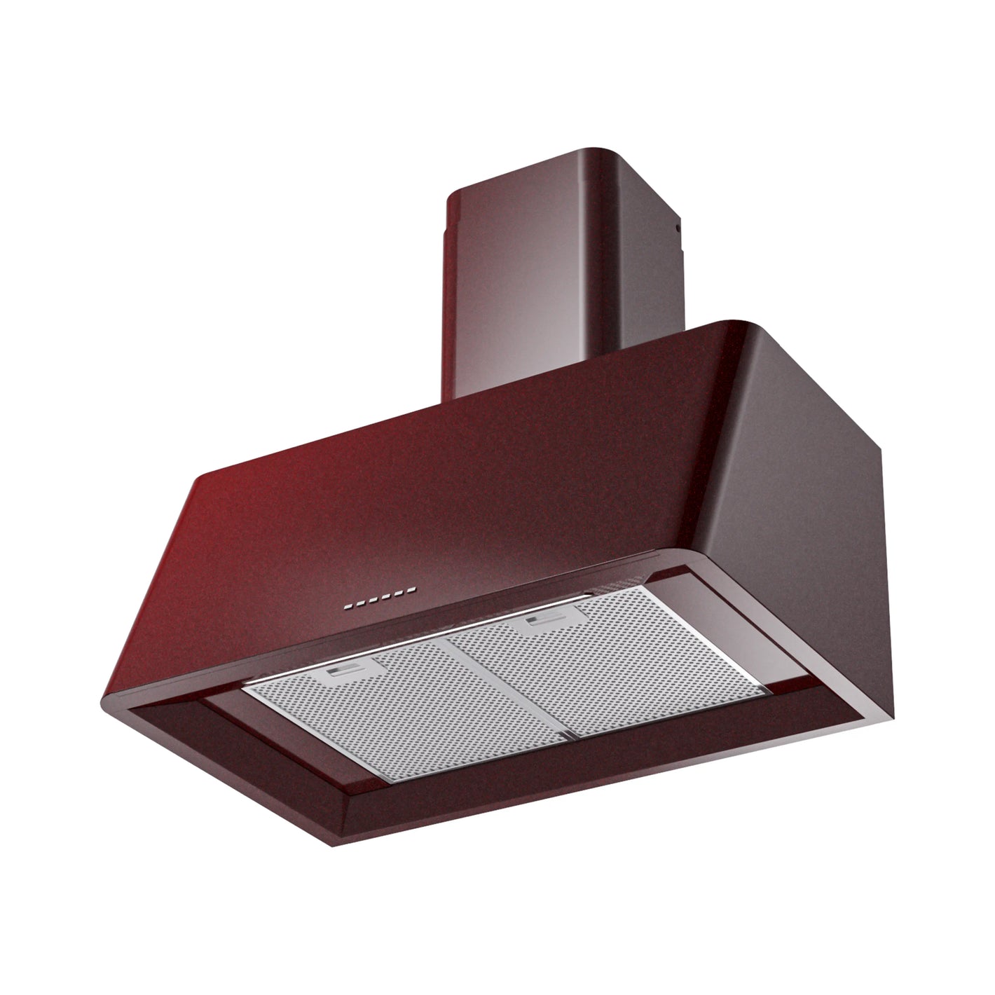 ILVE Nostalgie II 30-Inch 600 CFM Wall Mounted Range Hood in Burgundy (UAG30BU)
