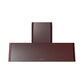 ILVE Nostalgie II 48-Inch 850 CFM Wall Mounted Range Hood in Burgundy (UAG48BU)