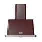 ILVE Majestic II 30-Inch 600 CFM Wall Mount Range Hood in Burgundy (UAM76BU)