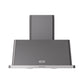 ILVE 40-Inch Majestic Matte Graphite Wall Mount Range Hood with 600 CFM Blower - Auto-off Function (UAM100MG)