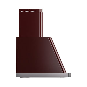 ILVE Majestic II 60-Inch 850 CFM Wall Mount Range Hood in Burgundy (UAM150BU)