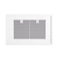 ILVE Nostalgie II 30-Inch 600 CFM Wall Mounted Range Hood in White with Chrome Trim (UANB30WHC)