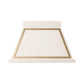 ILVE Nostalgie II 40-Inch 600 CFM Wall Mounted Range Hood in Antique White with Brass Trim (UANB40AWG)