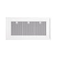 ILVE Nostalgie II 40-Inch 600 CFM Wall Mounted Range Hood in White with Chrome Trim (UANB40WHC)