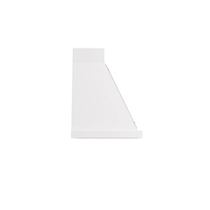 ILVE Nostalgie II 48-Inch 600 CFM Wall Mounted Range Hood in White with Bronze Trim (UANB48WHB)