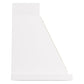ILVE Nostalgie II 60-Inch 600 CFM Wall Mounted Range Hood in White with Brass Trim (UANB60WHG)