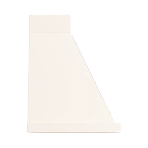 ILVE Nostalgie II 60-Inch 600 CFM Wall Mounted Range Hood in Antique White with Chrome Trim (UANB60AWC)