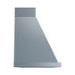 ILVE Nostalgie II 60-Inch 600 CFM Wall Mounted Range Hood in Blue Grey with Chrome Trim (UANB60BGC)