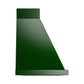 ILVE Nostalgie II 60-Inch 600 CFM Wall Mounted Range Hood in Emerald Green with Brass Trim (UANB60EGG)