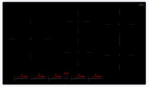 ILVE Professional Plus II 36-Inch Electric Induction Cooktop in Glossy Black (UHCI36TCRPBK)