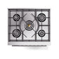 ILVE Professional Plus II 30-Inch Dual Fuel Range with Solid Door in RAL (UP30QMPRA)