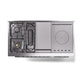 ILVE Professional Plus II 48-inch Dual Fuel Range with 5 Burners, Griddle, & French Top with Solid Door Oven in Stainless Steel (UP48FSQMPSS)