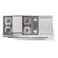 ILVE Professional Plus II 60-Inch Dual Fuel Range with 7 Burners, Griddle, & French Top with Solid Door Oven in Matte Graphite (UP60FSQMPMG)