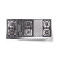 ILVE 60-inch Professional Plus II Dual Fuel Range with 9 Burners, Griddle, and Triple Glass Door Oven in Glossy Black (UP60FWMPBK)
