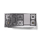 ILVE 60-inch Professional Plus II Dual Fuel Range with 9 Burners, Griddle, and Triple Glass Door Oven in Matte Graphite (UP60FWMPMG)