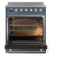 ILVE Professional Plus II 30-Inch Induction Range in Blue Grey (UPI304WMPBG)