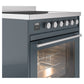 ILVE Professional Plus II 30-Inch Induction Range in Blue Grey (UPI304WMPBG)