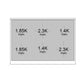 ILVE Professional Plus II 36-Inch Induction Range in Blue Grey (UPI366WMPBG)