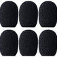 AKG 6500H00420 / W82 (10 Pack) Windscreens for LC82 MD MicroLite Microphones - Black