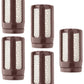 AKG 6500H00570 / WM81 (5 Pack) Wiremesh Caps for MicroLite Microphones - Cocoa