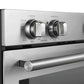 FORNO Vomero 30" 10 cu. ft. Built-In Double Electric Wall Oven in Stainless Steel, FBOEL1324-30