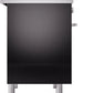 ILVE Professional Plus II 40-Inch Induction Range in Glossy Black (UPDI406WMPBK)