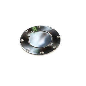 Rugged Ridge 97-06 Jeep Wrangler TJ Stainless Steel Non-Locking Gas Cap Door