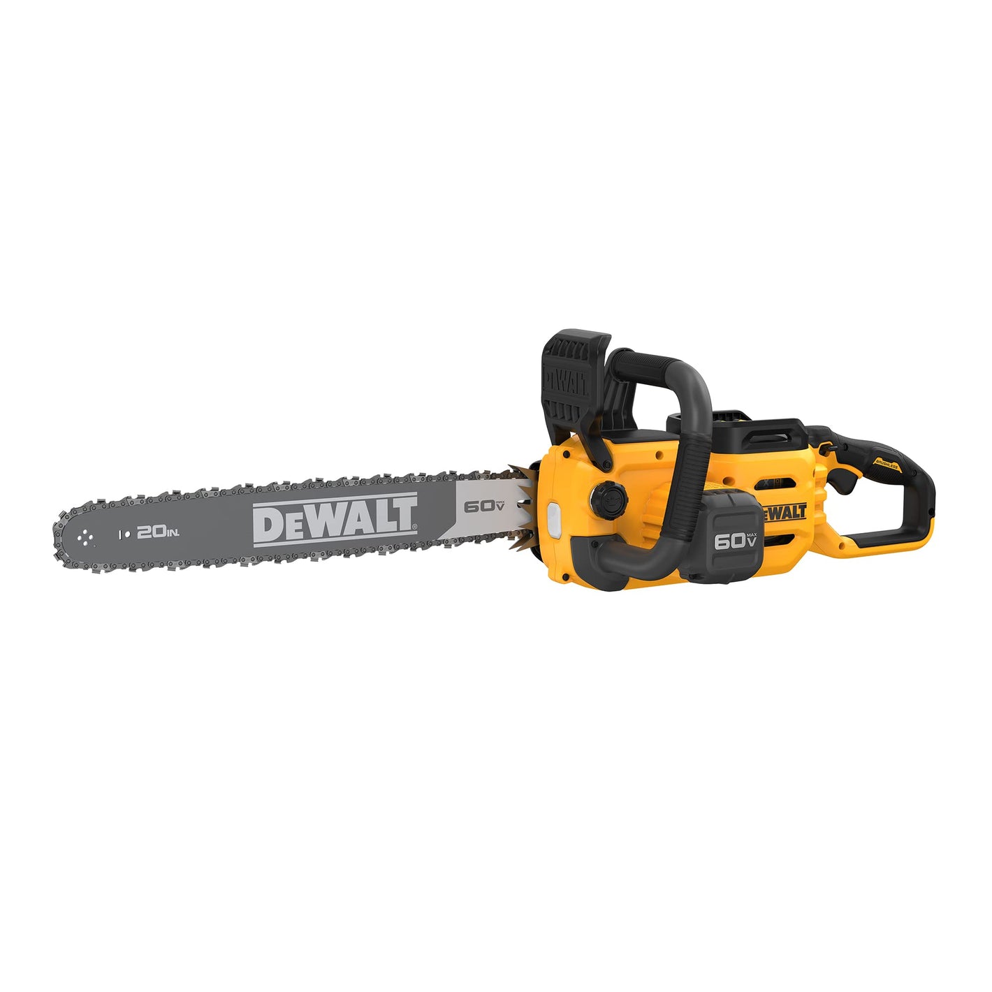 DEWALT 60V MAX 20in. Brushless Cordless Battery Powered Chainsaw with Battery & Charger (DCCS677Y1)