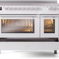ILVE Professional Plus II 48-Inch Induction Range in White (UPI486WMPWH)