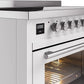 ILVE Professional Plus II 48-Inch Induction Range in White (UPI486WMPWH)