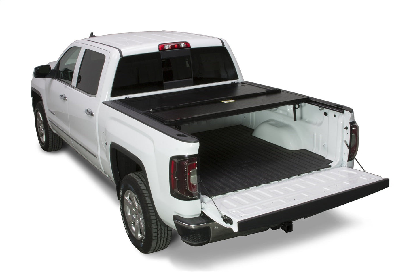 BAK BAKFlip G2 Hard Folding Truck Bed Cover - Rails Mounted Low Enough To Use Standard C Clamps - 1988-2013 Chevy/GMC C/K Pickup/Chevy Silverado/GMC Sierra/1988-2014 2500 HD/3500 HD 6' 6" Bed Model 226101
