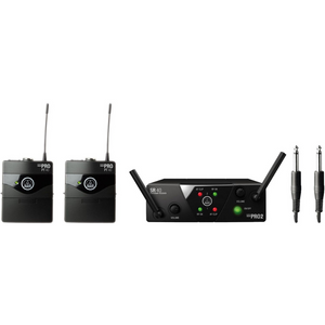AKG WMS40 Mini Dual Instrumental Set Wireless Microphone System - Band US25-A-C