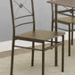 Anna Dark Bronze 5-Piece Rectangular Dining Set