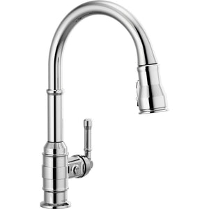 Delta BRODERICK ShieldSpray Pull-Down Kitchen Faucet 1L 9190-DST