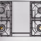 ILVE Professional Plus II 40-Inch Freestanding Dual Fuel Range with 6 Sealed Burner in Stainless Steel (UPD40FWMPSS)
