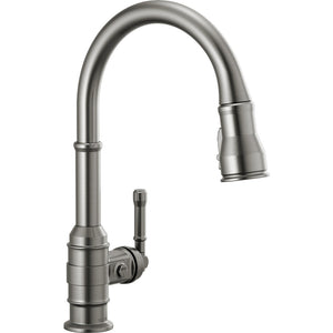 Delta BRODERICK ShieldSpray Pull-Down Kitchen Faucet 1L 9190-DST