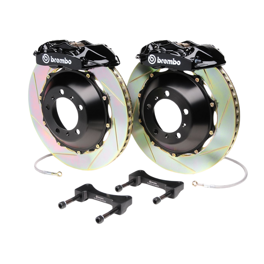 Brembo Rear GT Brake P Caliper 345x28 Slot Rotor Lancer EVO Evolution X 10