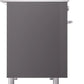 ILVE 48-Inch Professional Plus II Freestanding Dual Fuel Range with 8 Sealed Burner in Matte Graphite (UP48FWMPMG)