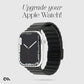 Signature Ridge Band (Black) - Apple Watch 42-49mm