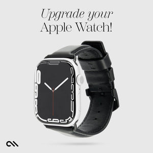 Signature Leather Band (Black) - Apple Watch 42-49mm