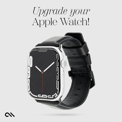Signature Leather Band (Black) - Apple Watch 42-49mm